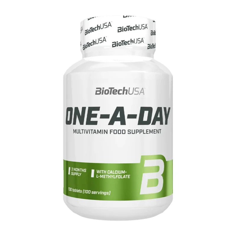 One-A-Day Multivitamines BioTechUSA 100 Comprimés Maroc