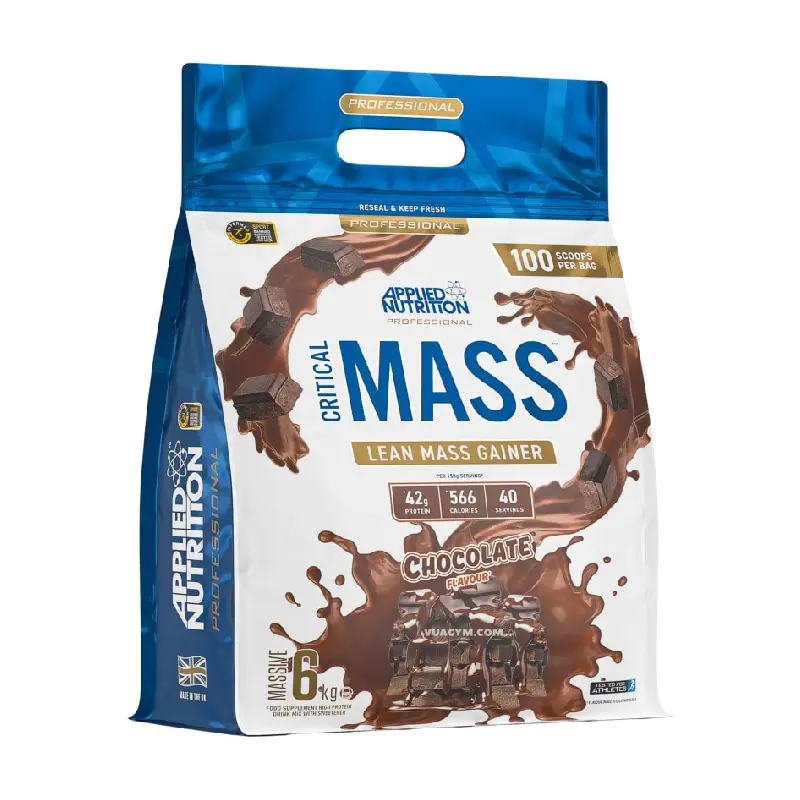 Critical Mass Lean Mass Gainer Applied Nutrition 6kg Maroc