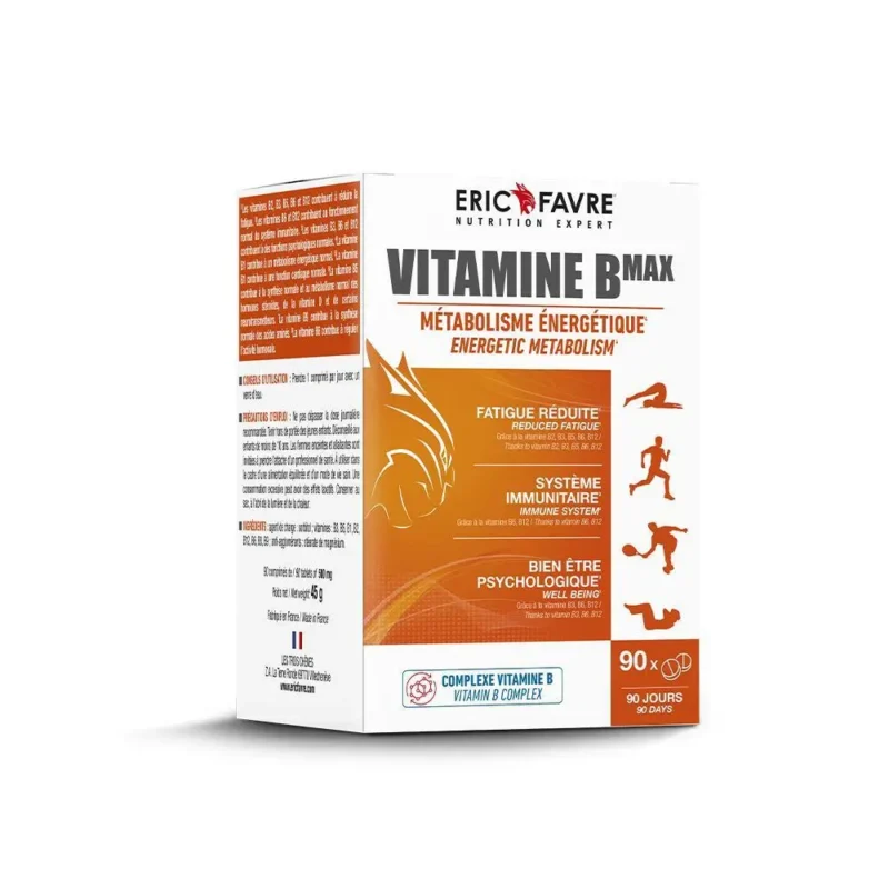 Vitamine B Max Eric Favre 90 Comprimés Maroc
