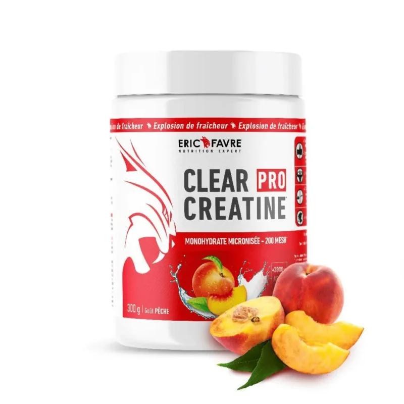 Clear Creatine Pro Eric Favre Pêche 300g Maroc