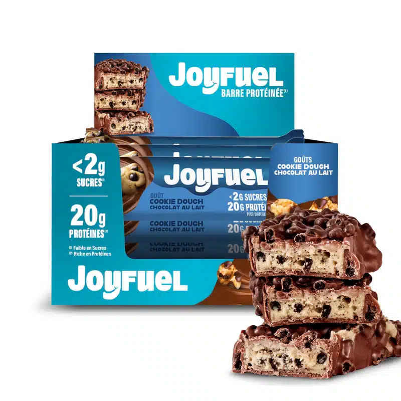 Barre Protéinée Joyfuel Cookie Dough Chocolat au Lait Maroc