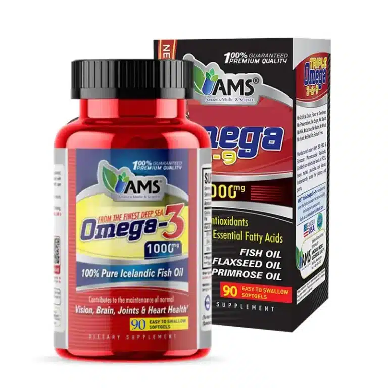 Omega 3-6-9 AMS 1000mg 90 Softgels Maroc